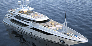 Benetti и Fraser Yachts представили новую 50-метровую суперъяхту FB802 Breeze