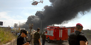 Полиция нашла виновных в пожаре на нефтебазе БРСМ